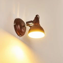Hofstein Tina Wandleuchte Rostfarben, 1-flammig -Wandleuchten Verkaufsgeschäft tina wandleuchte h3013113 do4 2