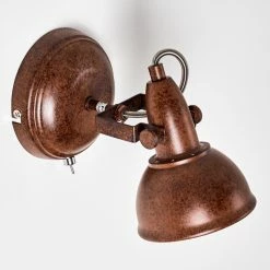 Hofstein Tina Wandleuchte Rostfarben, 1-flammig -Wandleuchten Verkaufsgeschäft tina wandleuchte h3013113 do4 23