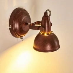 Hofstein Tina Wandleuchte Rostfarben, 1-flammig -Wandleuchten Verkaufsgeschäft tina wandleuchte h3013113 do4 3