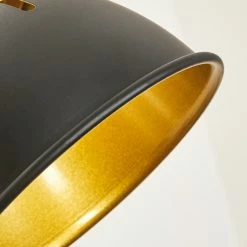 Hofstein Tina Wandleuchte Chrom, Schwarz, Naturfarben, 1-flammig -Wandleuchten Verkaufsgeschäft tina wandleuchte h3581094 2