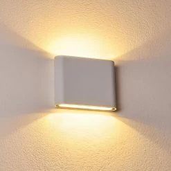 Hofstein Tinglev Wandleuchte LED Weiß, 2-flammig -Wandleuchten Verkaufsgeschäft tinglev wandleuchte h3304174 do1 2