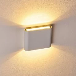 Hofstein Tinglev Wandleuchte LED Weiß, 2-flammig -Wandleuchten Verkaufsgeschäft tinglev wandleuchte h3304174 do1 7