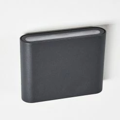 Hofstein Tinglev Wandleuchte LED Anthrazit, 2-flammig -Wandleuchten Verkaufsgeschäft tinglev wandleuchte h3304198 do1 5