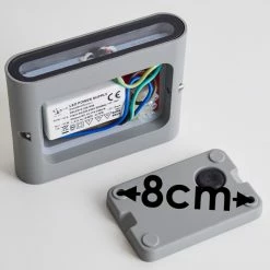 Hofstein Tinglev Wandleuchte LED Grau, 2-flammig -Wandleuchten Verkaufsgeschäft tinglev wandleuchte h3304211 do1 14