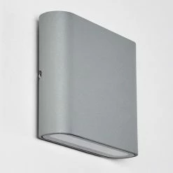 Hofstein Tinglev Wandleuchte LED Grau, 2-flammig -Wandleuchten Verkaufsgeschäft tinglev wandleuchte h3304211 do1 4