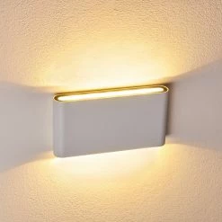 Hofstein Tinglev Wandleuchte LED Weiß, 2-flammig -Wandleuchten Verkaufsgeschäft tinglev wandleuchte h3304235 do1 7