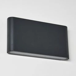 Hofstein Tinglev Wandleuchte LED Anthrazit, 2-flammig -Wandleuchten Verkaufsgeschäft tinglev wandleuchte h3304259 do1 12