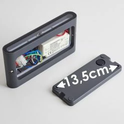 Hofstein Tinglev Wandleuchte LED Anthrazit, 2-flammig -Wandleuchten Verkaufsgeschäft tinglev wandleuchte h3304259 do1 14