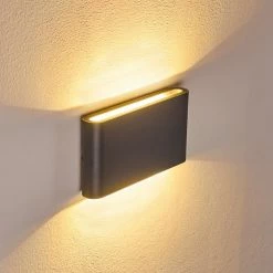 Hofstein Tinglev Wandleuchte LED Anthrazit, 2-flammig -Wandleuchten Verkaufsgeschäft tinglev wandleuchte h3304259 do1 3