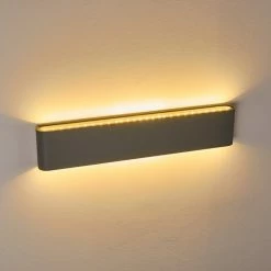 Hofstein Tinglev Wandleuchte LED Grau, 2-flammig -Wandleuchten Verkaufsgeschäft tinglev wandleuchte h3307977 14