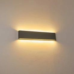 Hofstein Tinglev Wandleuchte LED Grau, 2-flammig -Wandleuchten Verkaufsgeschäft tinglev wandleuchte h3307977 7