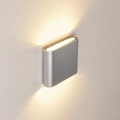 Hofstein Tinglev Wandleuchte LED Silber, 2-flammig -Wandleuchten Verkaufsgeschäft tinglev wandleuchte h3370889 11
