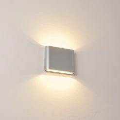 Hofstein Tinglev Wandleuchte LED Silber, 2-flammig -Wandleuchten Verkaufsgeschäft tinglev wandleuchte h3370889 13