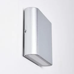 Hofstein Tinglev Wandleuchte LED Silber, 2-flammig -Wandleuchten Verkaufsgeschäft tinglev wandleuchte h3370889 17