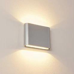 Hofstein Tinglev Wandleuchte LED Silber, 2-flammig -Wandleuchten Verkaufsgeschäft tinglev wandleuchte h3370889 2