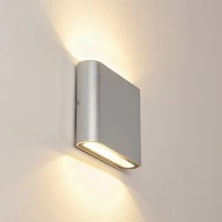 Hofstein Tinglev Wandleuchte LED Silber, 2-flammig -Wandleuchten Verkaufsgeschäft tinglev wandleuchte h3370889 6