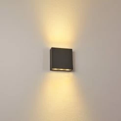 Hofstein Tinglev Wandleuchte LED Anthrazit, 1-flammig -Wandleuchten Verkaufsgeschäft tinglev wandleuchte h3372630 14