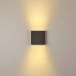 Hofstein Tinglev Wandleuchte LED Anthrazit, 1-flammig -Wandleuchten Verkaufsgeschäft tinglev wandleuchte h3372630 7