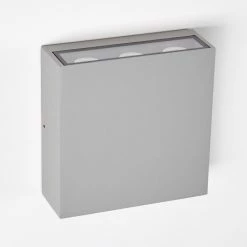 Hofstein Tinglev Wandleuchte LED Grau, 1-flammig -Wandleuchten Verkaufsgeschäft tinglev wandleuchte h3372654 12