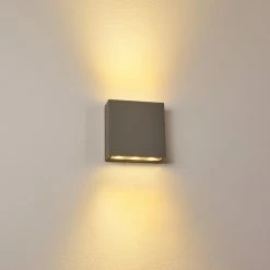 Hofstein Tinglev Wandleuchte LED Grau, 1-flammig -Wandleuchten Verkaufsgeschäft tinglev wandleuchte h3372654 14