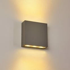 Hofstein Tinglev Wandleuchte LED Grau, 1-flammig -Wandleuchten Verkaufsgeschäft tinglev wandleuchte h3372654 16