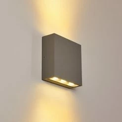 Hofstein Tinglev Wandleuchte LED Grau, 1-flammig -Wandleuchten Verkaufsgeschäft tinglev wandleuchte h3372654 2