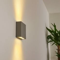 Hofstein Tinglev Wandleuchte LED Grau, 1-flammig -Wandleuchten Verkaufsgeschäft tinglev wandleuchte h3372654 6