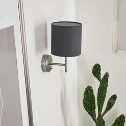 Hofstein Tise Wandleuchte Nickel-Matt, 1-flammig -Wandleuchten Verkaufsgeschäft tise wandleuchte h3575840 9