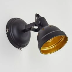 Hofstein Tita Wandleuchte Chrom, Schwarz, 1-flammig -Wandleuchten Verkaufsgeschäft tita wandleuchte h3017487 7