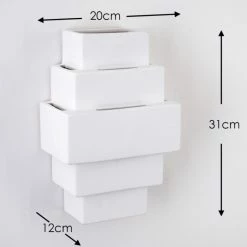 Hofstein Tokio Wandleuchte Weiß, 1-flammig -Wandleuchten Verkaufsgeschäft tokio wandleuchte h21 2