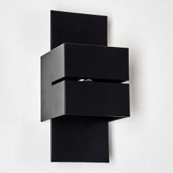 Hofstein Tora Wandleuchte Schwarz, 1-flammig -Wandleuchten Verkaufsgeschäft tora wandleuchte h3013243 do4 4