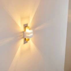 Hofstein Tora Wandleuchte Gold, 1-flammig -Wandleuchten Verkaufsgeschäft tora wandleuchte h3013267 do4 12