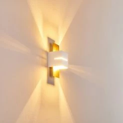 Hofstein Tora Wandleuchte Gold, 1-flammig -Wandleuchten Verkaufsgeschäft tora wandleuchte h3013267 do4 14