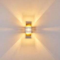 Hofstein Tora Wandleuchte Gold, 1-flammig -Wandleuchten Verkaufsgeschäft tora wandleuchte h3013267 do4 18