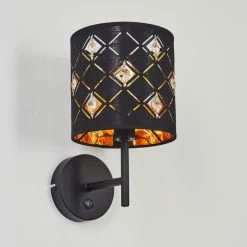 Hofstein Trasancos Wandleuchte Schwarz, 1-flammig 19 Hofstein Trasancos Wandleuchte Schwarz, 1-flammig -Wandleuchten Verkaufsgeschäft trasancos wandleuchte h3567517 7