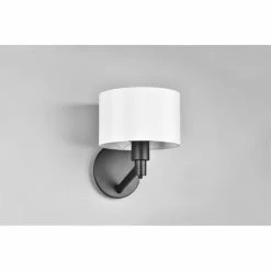 Trio Leuchten Trio Cassio Wandleuchte Schwarz, 1-flammig -Wandleuchten Verkaufsgeschäft trio cassio wandleuchte 214470132 5