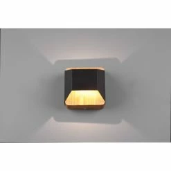 Trio Leuchten Arino Wandleuchte LED Schwarz, 1-flammig -Wandleuchten Verkaufsgeschäft trio leuchten arino wandleuchte 224810132 4