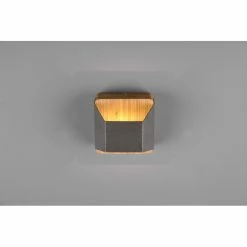 Trio Leuchten Arino Wandleuchte LED Nickel-Matt, Dunkelbraun, 1-flammig -Wandleuchten Verkaufsgeschäft trio leuchten arino wandleuchte 224810167 3