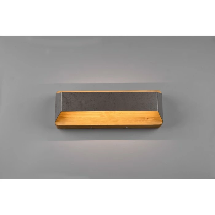 Trio Leuchten Arino Wandleuchte LED Nickel-Matt, Dunkelbraun, 1-flammig 3 Trio Leuchten Arino Wandleuchte LED Nickel-Matt, Dunkelbraun, 1-flammig – Bild 3