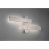 Trio Leuchten Belfast Wandleuchte LED Nickel-Matt, 2-flammig