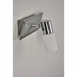 Trio Leuchten CLAPTON Wandleuchte LED Chrom, Aluminium, Edelstahl, 1-flammig -Wandleuchten Verkaufsgeschäft trio leuchten clapton wandleuchte 821470105 do1 7