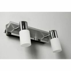 Trio Leuchten CLAPTON Wandleuchte LED Chrom, Aluminium, Edelstahl, 2-flammig -Wandleuchten Verkaufsgeschäft trio leuchten clapton wandleuchte 821470205 do1 4