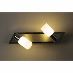 Trio Leuchten CLAPTON Wandleuchte LED Chrom, Aluminium, Edelstahl, 2-flammig -Wandleuchten Verkaufsgeschäft trio leuchten clapton wandleuchte 821470205 do1 9