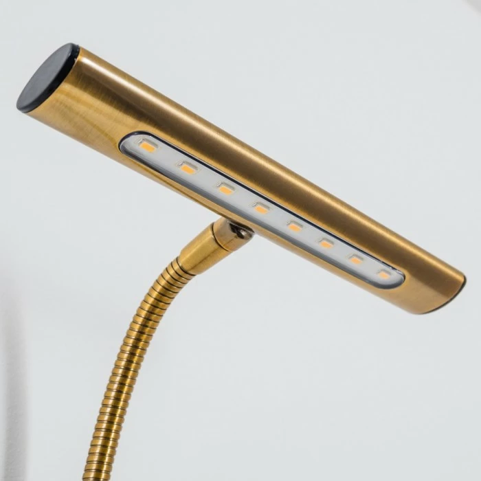 Trio Leuchten CURTIS Wandleuchte LED Messing, Altmessing, 1-flammig 5 Trio Leuchten CURTIS Wandleuchte LED Messing, Altmessing, 1-flammig – Bild 5