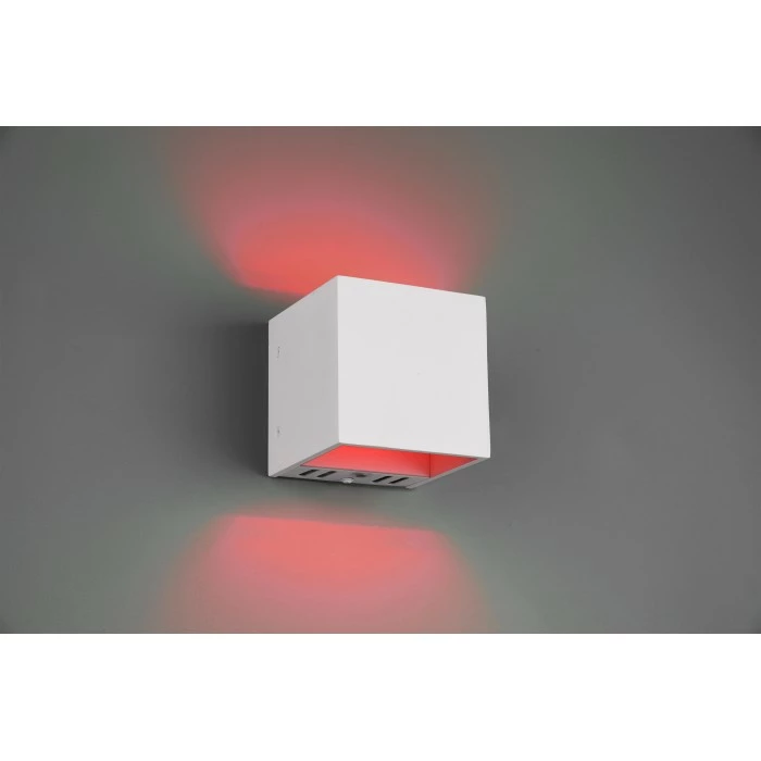Trio Leuchten Figo Wandleuchte LED Weiß, 1-flammig, Fernbedienung, Farbwechsler 2 Trio Leuchten Figo Wandleuchte LED Weiß, 1-flammig, Fernbedienung, Farbwechsler – Bild 2