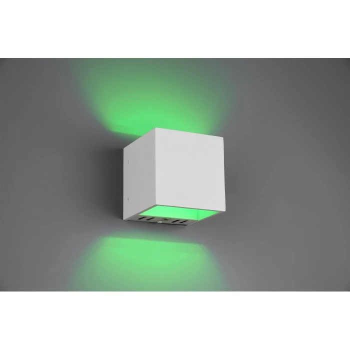 Trio Leuchten Figo Wandleuchte LED Weiß, 1-flammig, Fernbedienung, Farbwechsler 3 Trio Leuchten Figo Wandleuchte LED Weiß, 1-flammig, Fernbedienung, Farbwechsler – Bild 3