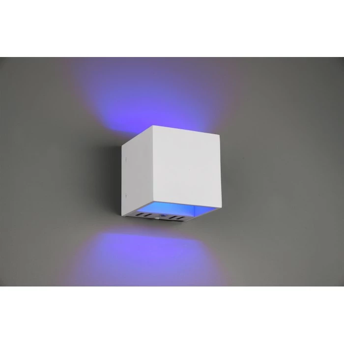 Trio Leuchten Figo Wandleuchte LED Weiß, 1-flammig, Fernbedienung, Farbwechsler 4 Trio Leuchten Figo Wandleuchte LED Weiß, 1-flammig, Fernbedienung, Farbwechsler – Bild 4