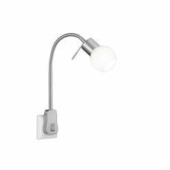 Trio Leuchten FRED Wandleuchte LED Nickel-Matt, 1-flammig -Wandleuchten Verkaufsgeschäft trio leuchten fred wandleuchte 891770107 3