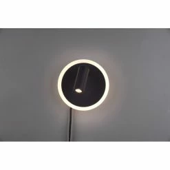 Trio Leuchten JORDAN Wandleuchte LED Schwarz, 2-flammig -Wandleuchten Verkaufsgeschäft trio leuchten jordan wandleuchte 229210232 12