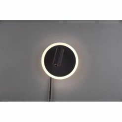 Trio Leuchten JORDAN Wandleuchte LED Schwarz, 2-flammig -Wandleuchten Verkaufsgeschäft trio leuchten jordan wandleuchte 229210232 13